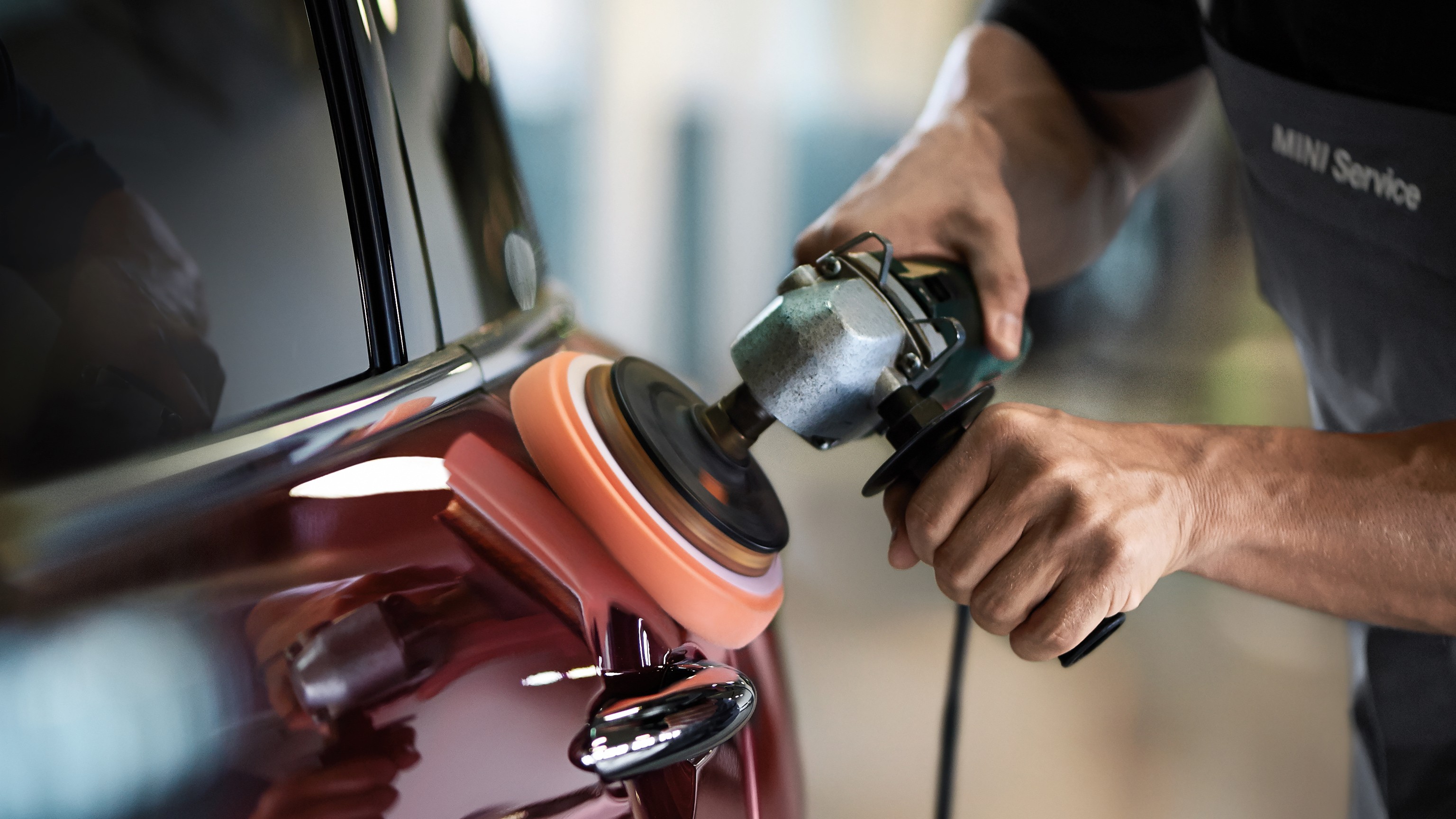 MINI 3 puertas Hatch - rojo - reparación puntual